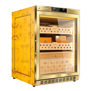 Raching MON800A electric humidor cabinet gold