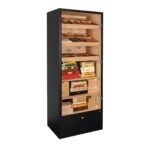 Adorini Primo Cabinet Black — Humidor Cabinet (2,800 cigars)